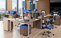 Офисные столы на металлических опорах XTEN-S