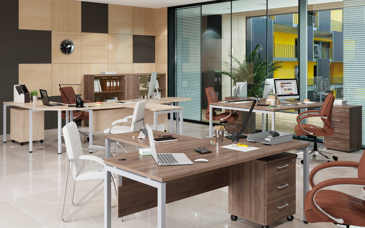 Офисные столы на металлических опорах XTEN-S - фото 3 - id-p59213325