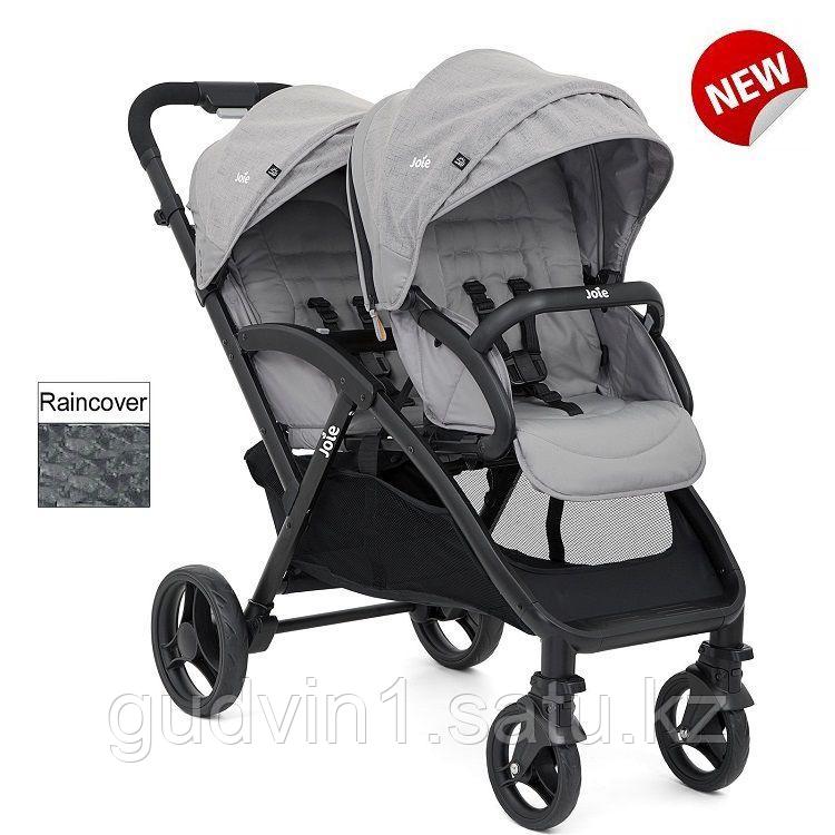 Коляска прогулочная для двойни Joie Evalite Duo Grey Flannel