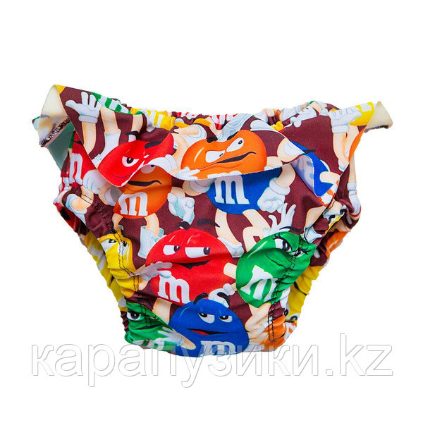Многоразовые трусики подгузники для бассейна плавания с шапочкой рюши - фото 3 - id-p71504012