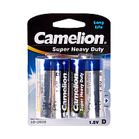 CAMELION R20P-BP2B Батарейка Super Heavy Duty, тип D, 1.5V, mAh, 2 шт., Блистер