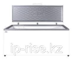 Морозильный ларь Снеж МЛК-700, серый с замком