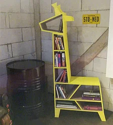 Книжный шкаф "Жираф" . Эксклюзивная мебель на заказ