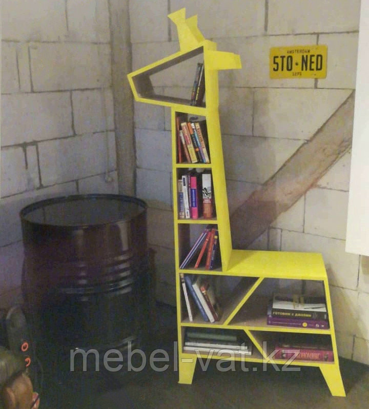 Книжный шкаф "Жираф" . Эксклюзивная мебель на заказ - фото 1 - id-p71504552