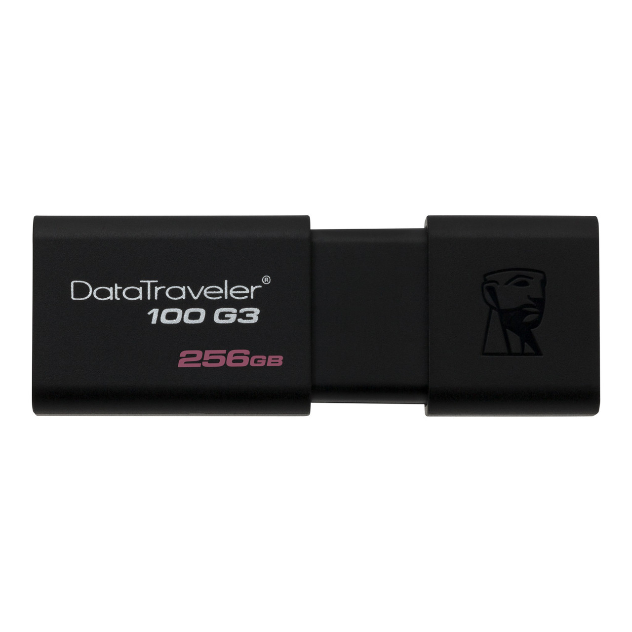 USB Флеш 256GB 3.0 Kingston DT100G3 черный - фото 2 - id-p71524772