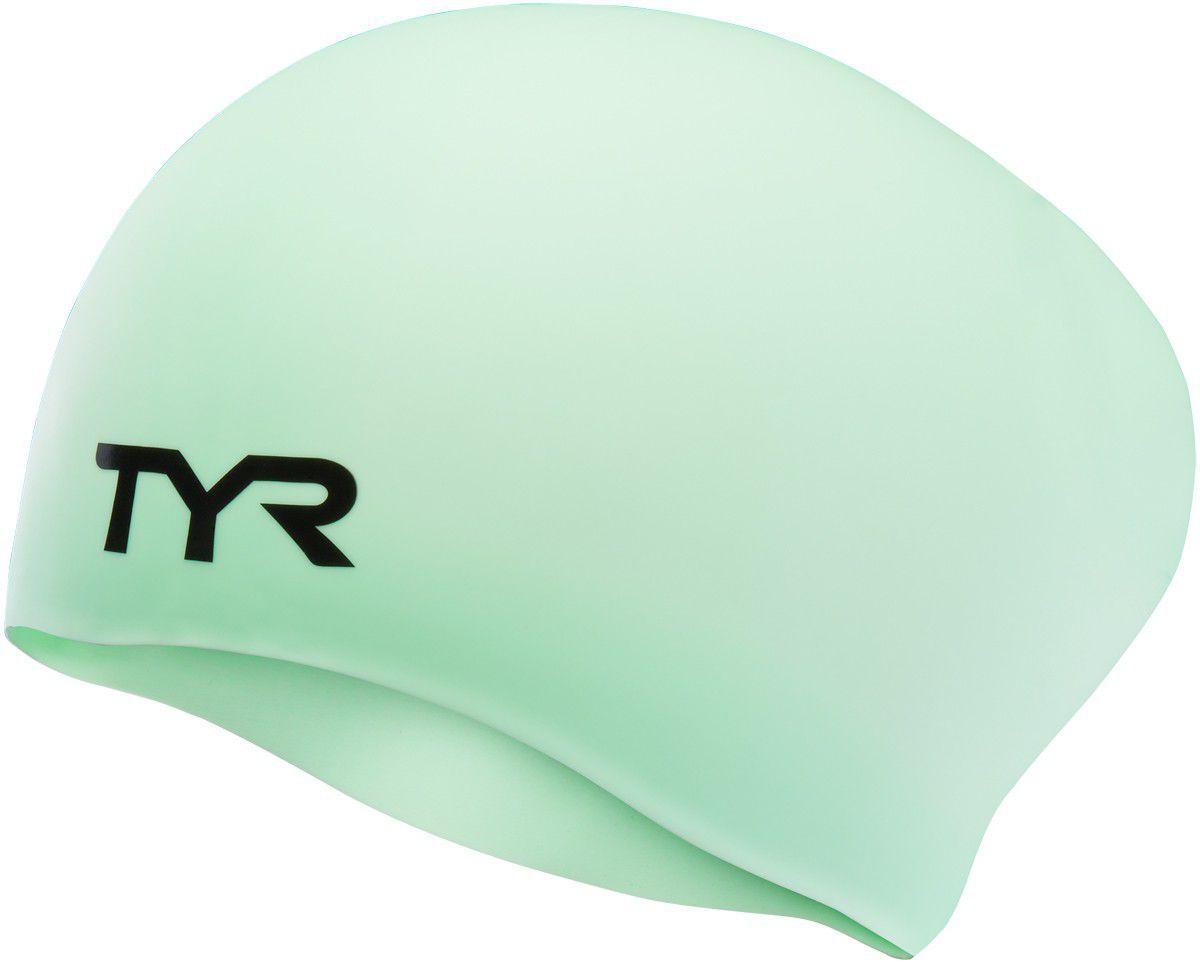 Шапочка для плавания (для длинных волос) TYR Long Hair Wrinkle Free Silicone Cap 332