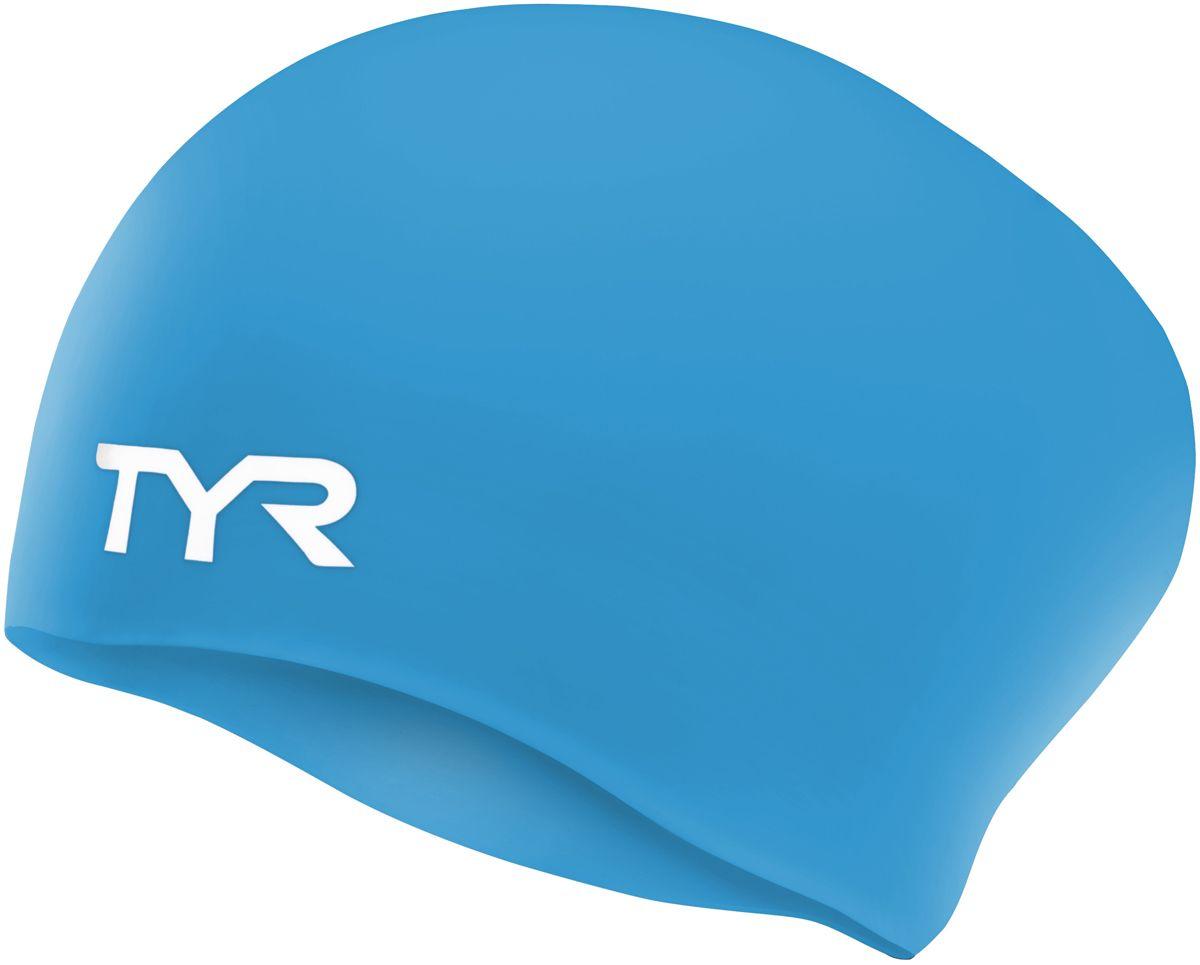 Шапочка для плавания (для длинных волос) TYR Long Hair Wrinkle Free Silicone Cap 420