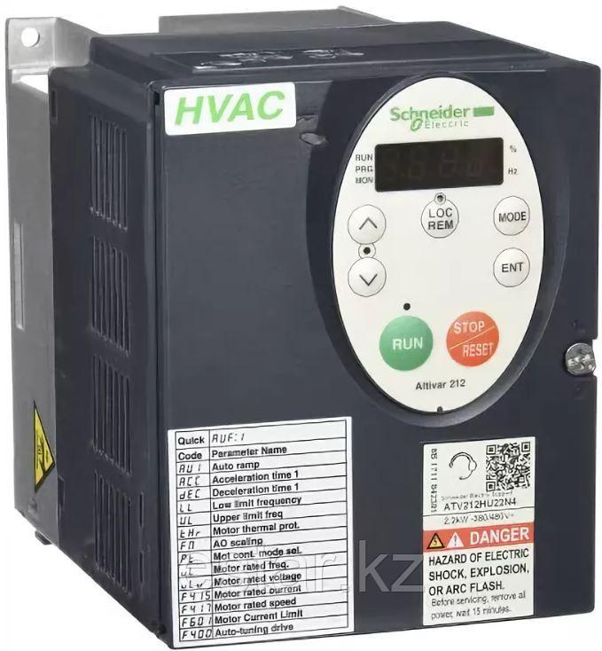 Преобразователь частоты Altivar ATV212HU22N4, 3-фазный, 380-480В,2,2 кВт,IP21