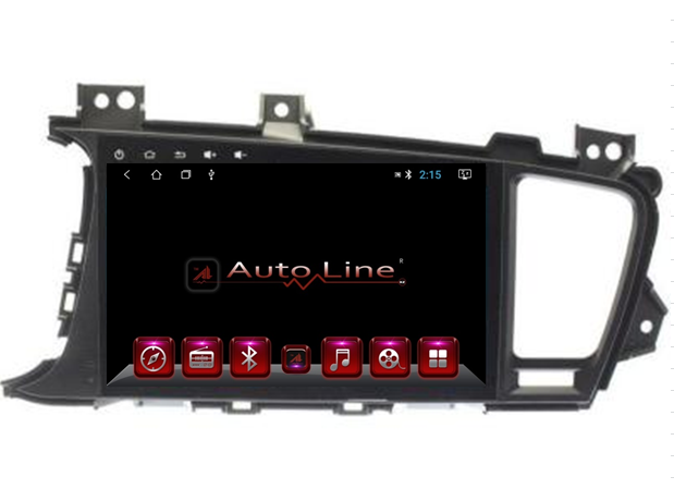 Автомагнитола AutoLine KIA Optima/K5 2011-2013 HD ЭКРАН 1024-600 ПРОЦЕССОР 4 ЯДРА (QUAD CORE)