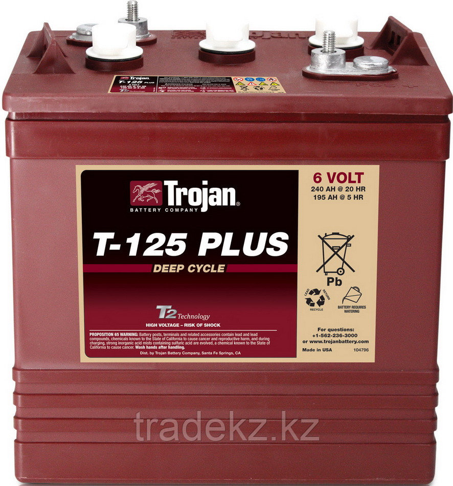 Аккумуляторная батарея TROJAN T-125+