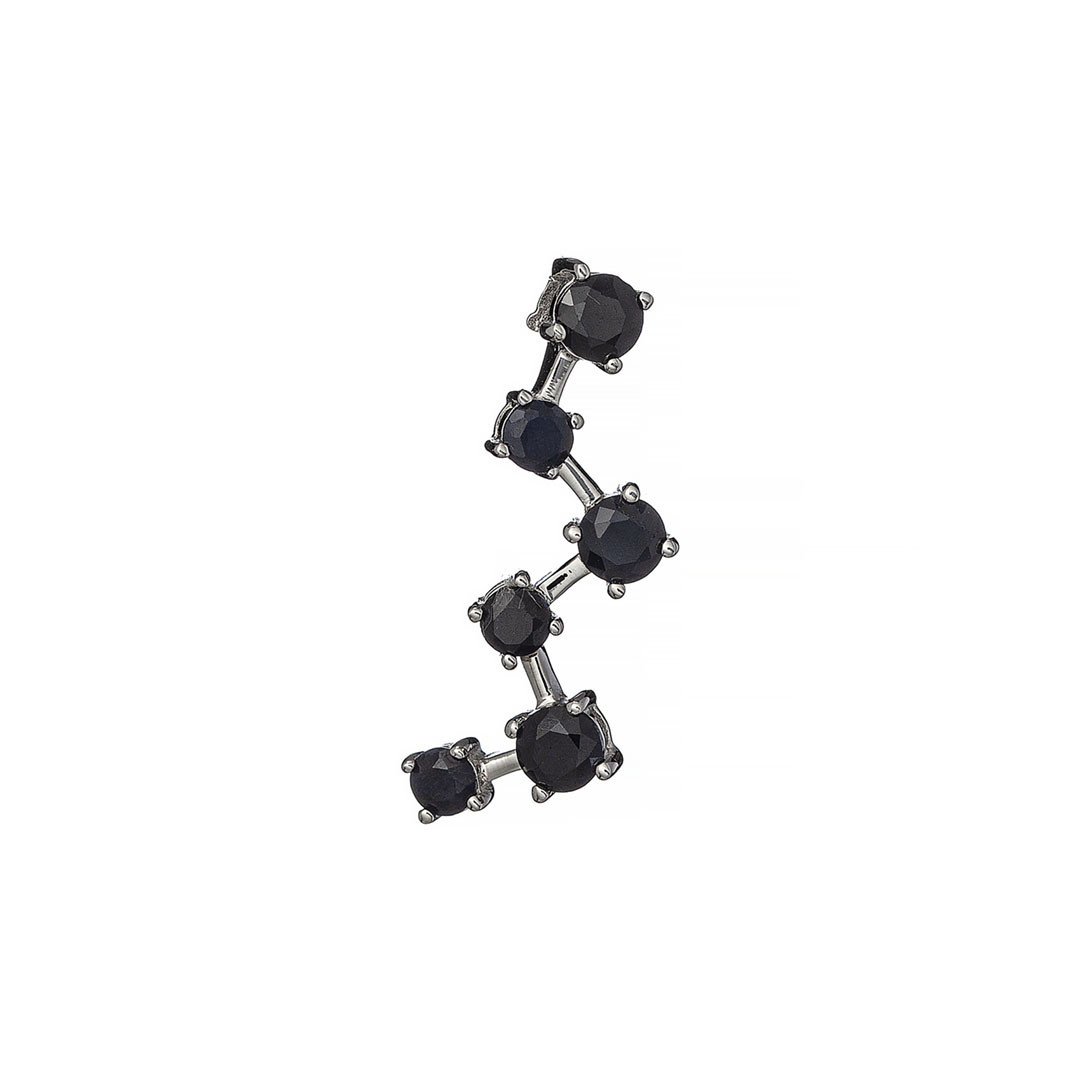 Серебряный кулон Brosh Jewellery (Серебро 925) покрытие родий, вставка Сапфир