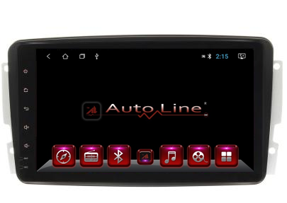 Автомагнитола AutoLine Mercedes-Benz W203 C-Сlass 2001-2004 HD ЭКРАН 1024-600 ПРОЦЕССОР 8 ЯДЕР (OCTA CORE)