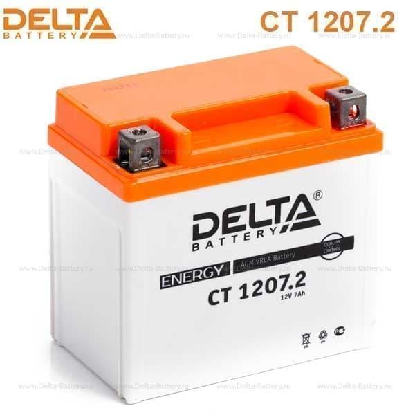 Аккумулятор Delta CT 1207.2 (12V / 7Ah) [YTZ7S]
