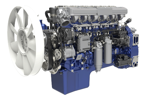 Двигатель Weichai WP13.480E40 для автокрана QZ160K