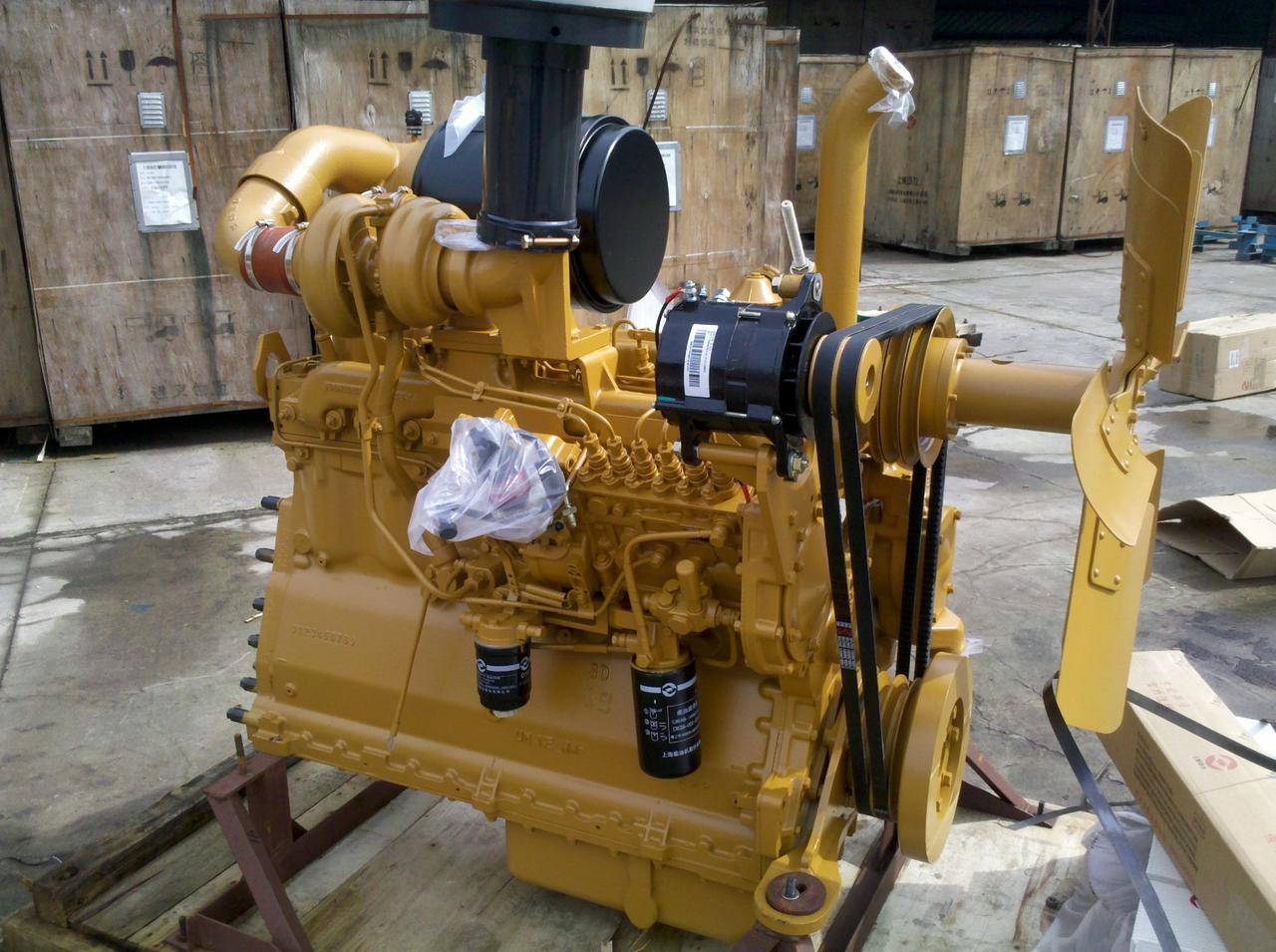 Двигатель Shanghai C6121ZG10H на фронтальный погрузчик XCMG ZL50G, ZL60GV, фото 1