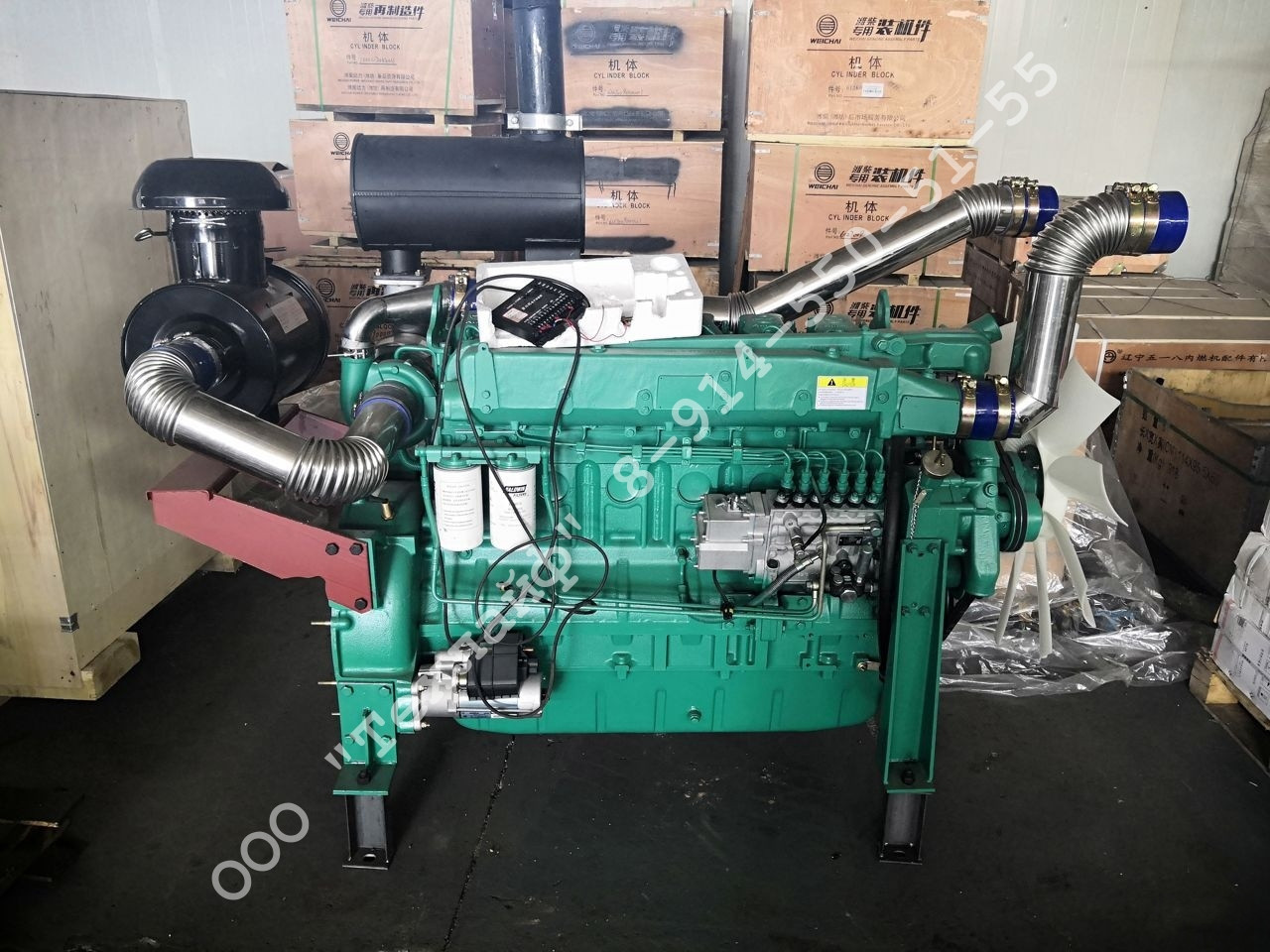Двигатель Weichai WP12D317E200 для ДГУ (дизель-генераторной установки), 50 Гц, фото 1