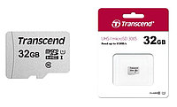 MicroSD жад картасы 32GB Class 10 U1 Transcend TS32GUSD300S