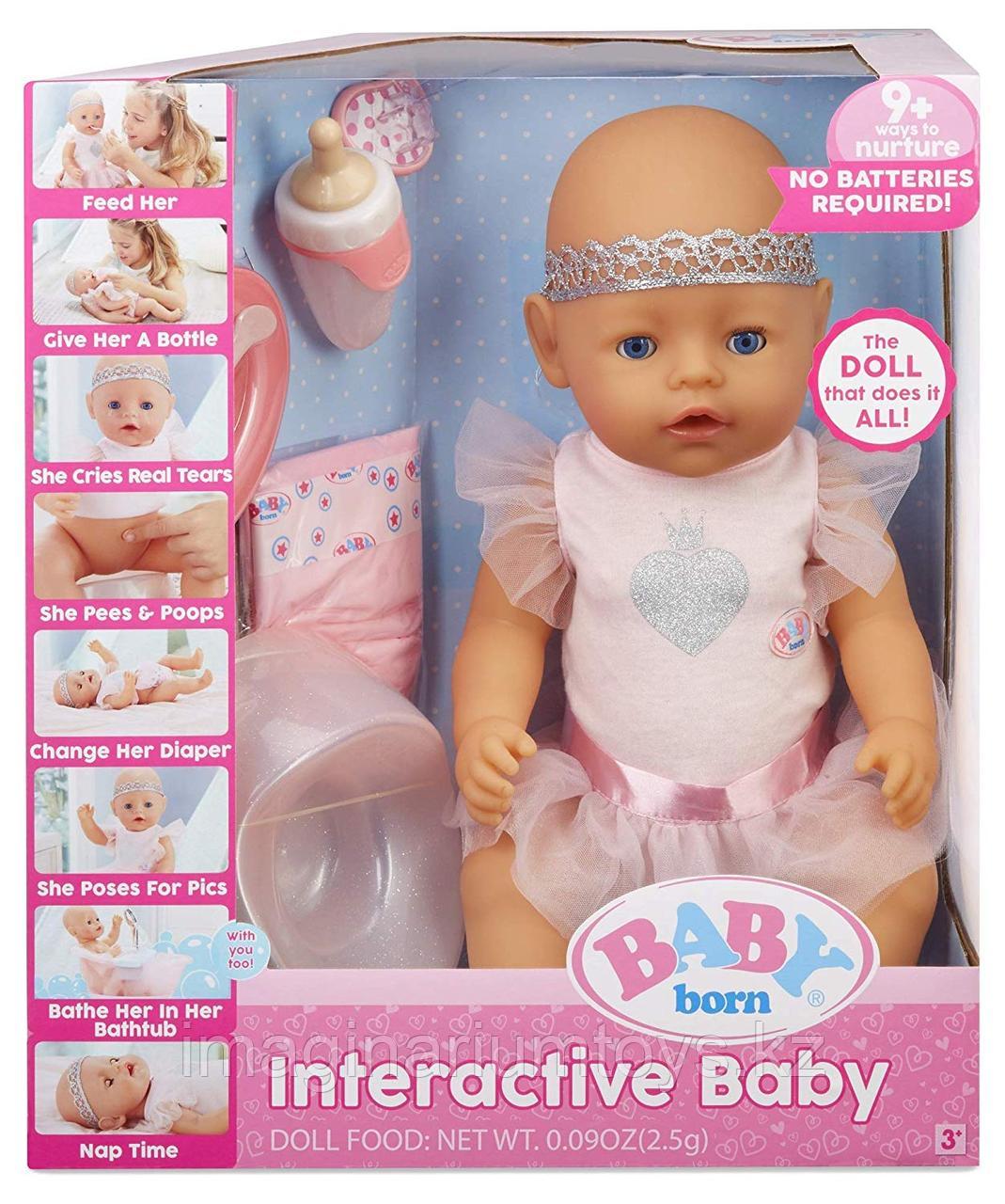 Интерактивная кукла Беби Борн Baby Born 43 см США, фото 1
