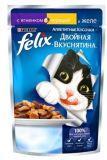 Felix Ягнёнок и Курица Аппетитные кусочки Двойная вкуснятина Феликс Влажный корм для кошек, 85г