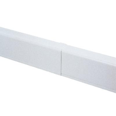 Накладка на стык для плинтусного короба 100х40 мм белое - фото 1 - id-p71557453