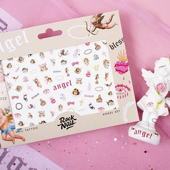 Набор слайдеров RockNail Nail Tattoo Angel, фото 2