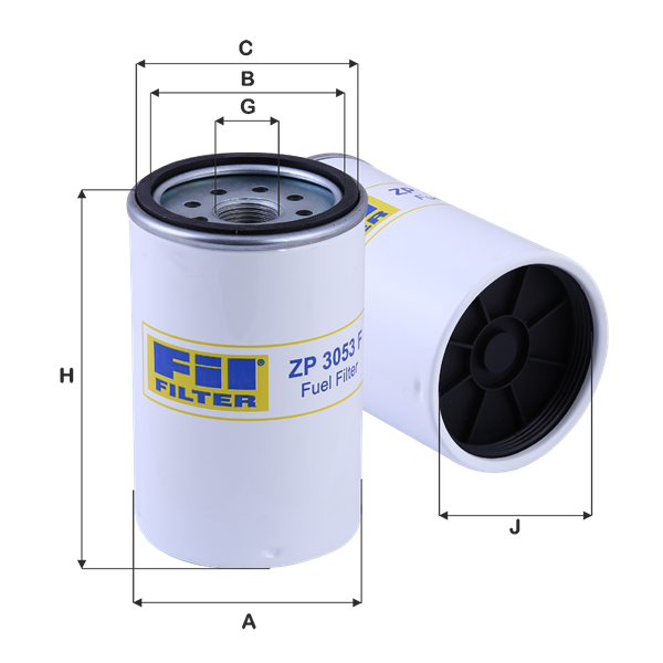 Фильтр топливный ZP3053F - фото 1 - id-p71559434
