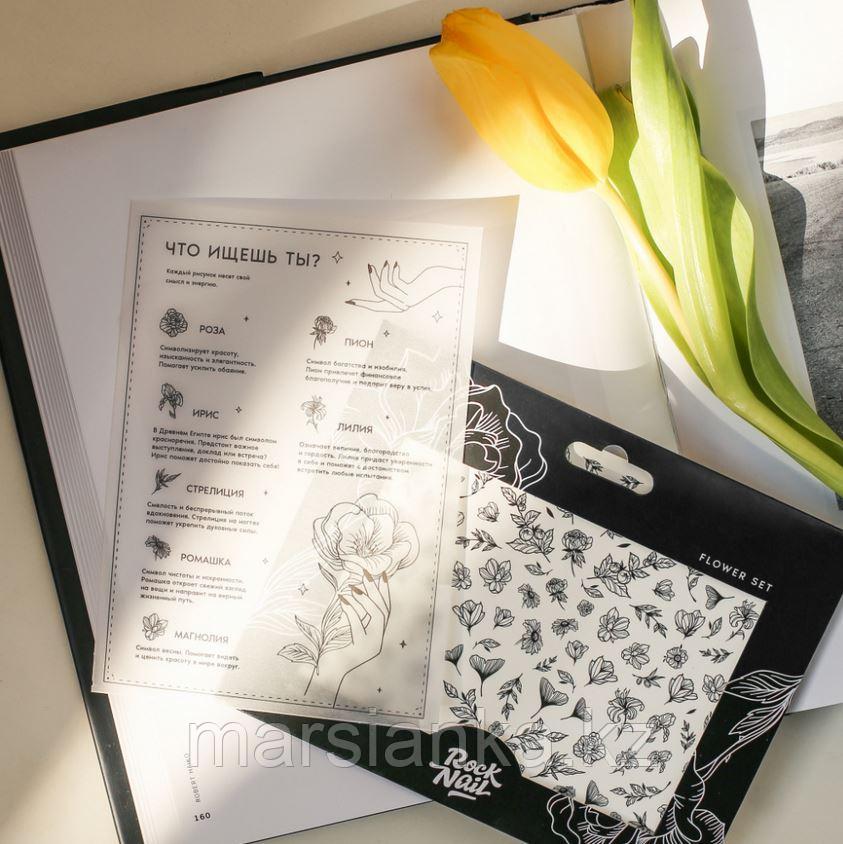 Набор слайдеров RockNail Nail Tattoo Flowers