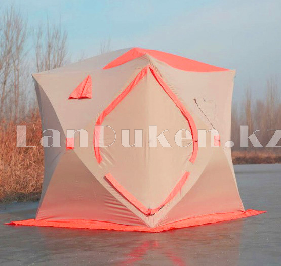 Зимняя палатка stinger 150 см x 150 см (оранжевая) - фото 4 - id-p71559569