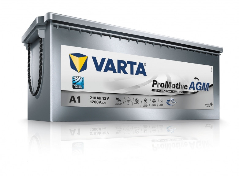 Аккумулятор для грузовиков VARTA 210 Ah 1200A PROMOTIVE AGM A1 (710 901 120) 1шт. - фото 1 - id-p71562861