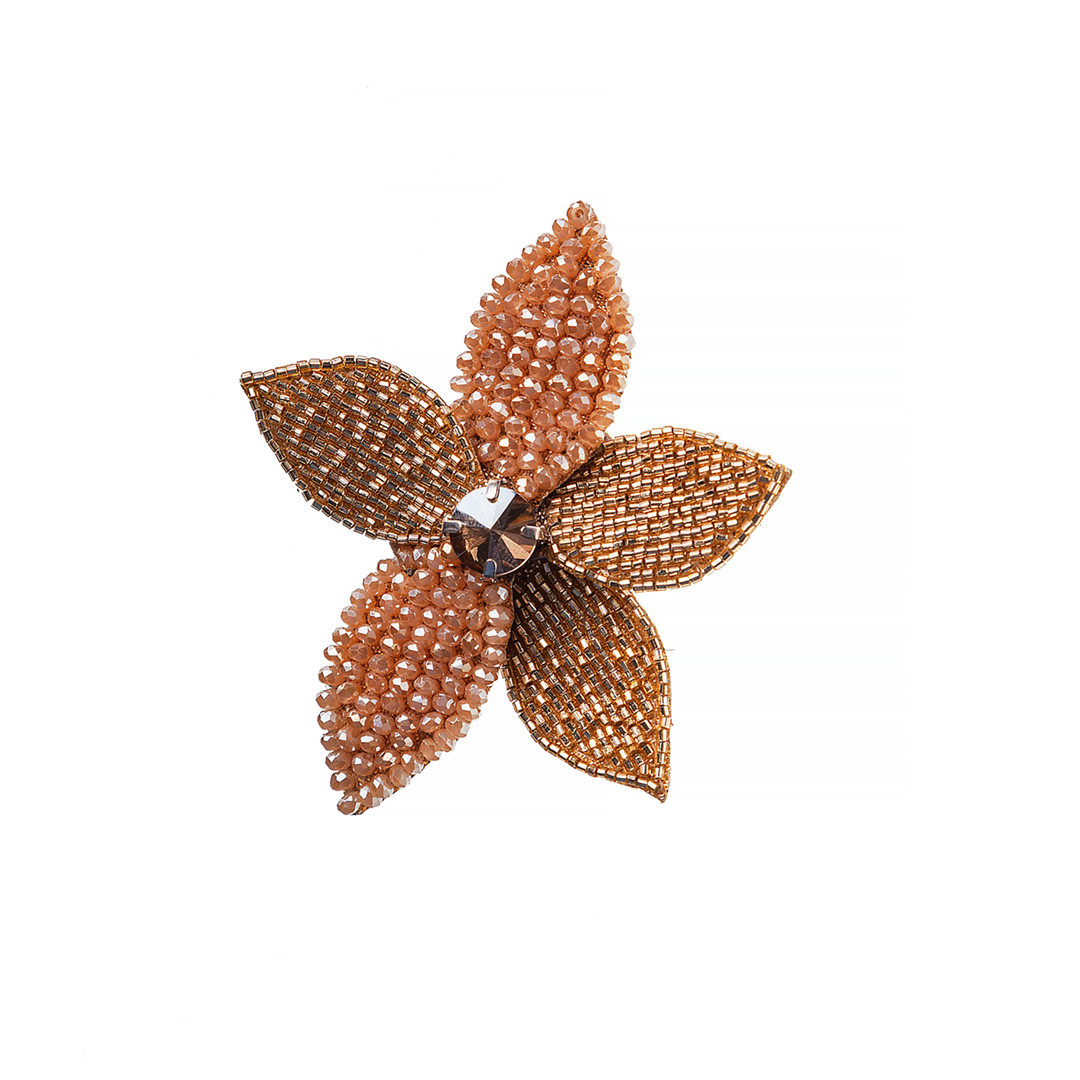 Брошь Brosh Jewellery ручной работы (Золотой)