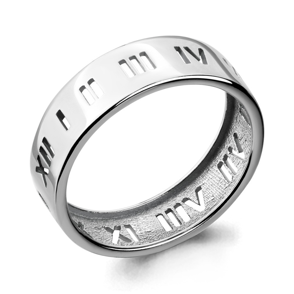 Серебряное кольцо AQUAMARINE (#675973)