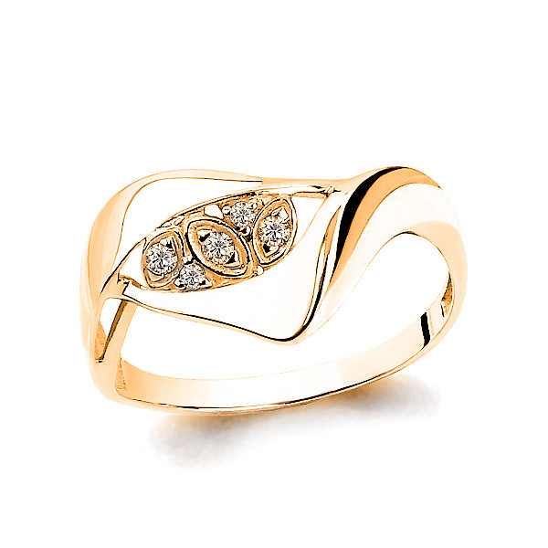 Серебряное кольцо с фианитом AQUAMARINE (#705911)