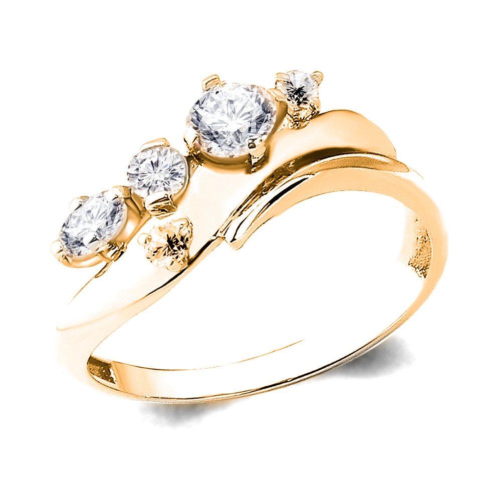 Серебряное кольцо с фианитом AQUAMARINE (#712249)