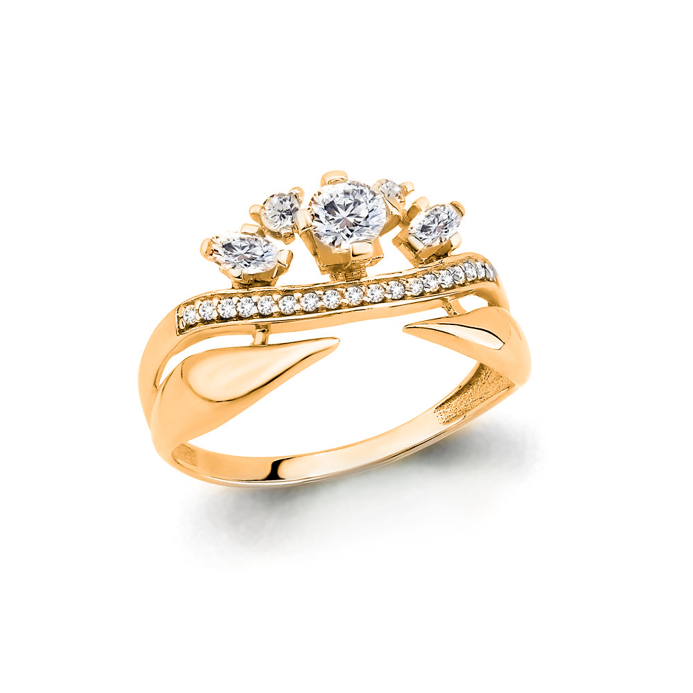 Серебряное кольцо с фианитом AQUAMARINE (#708755)