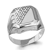 Серебряное кольцо AQUAMARINE (#466098)