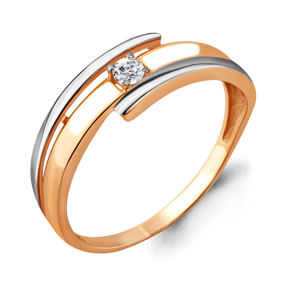 Серебряное кольцо с фианитом AQUAMARINE (#712119)