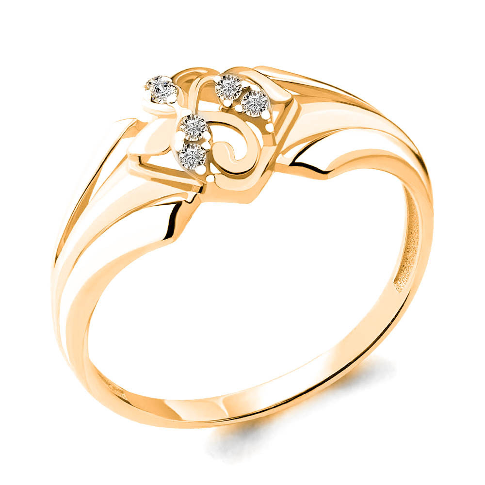 Серебряное кольцо с фианитом AQUAMARINE (#705915)