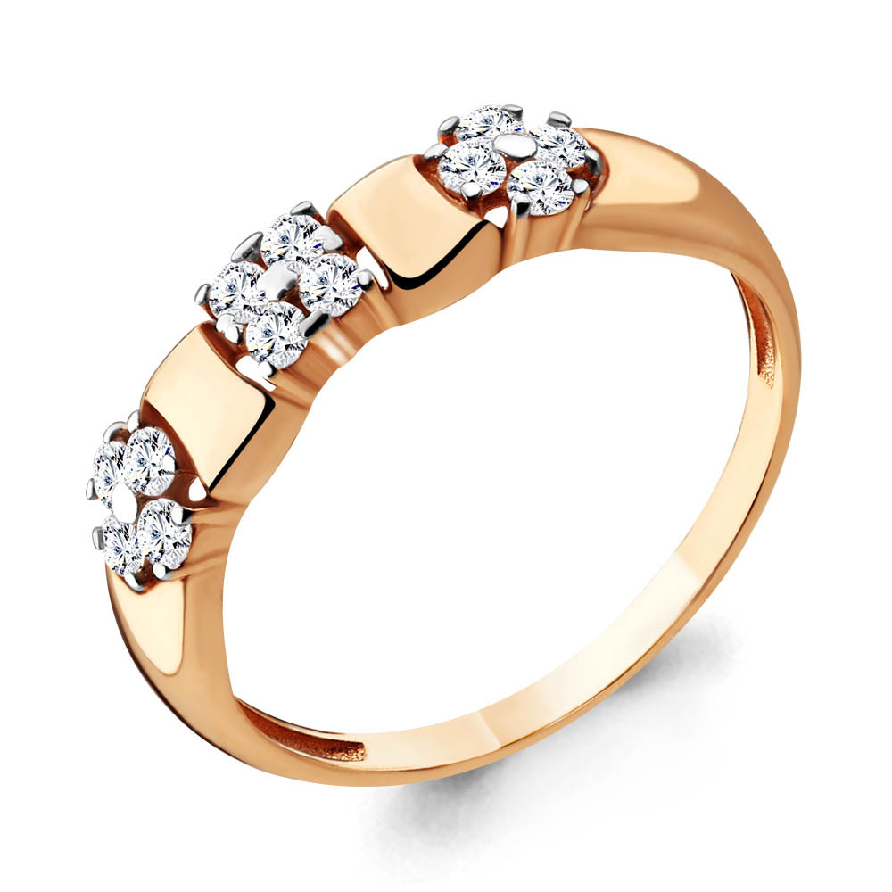 Серебряное кольцо с фианитом AQUAMARINE (#648845)