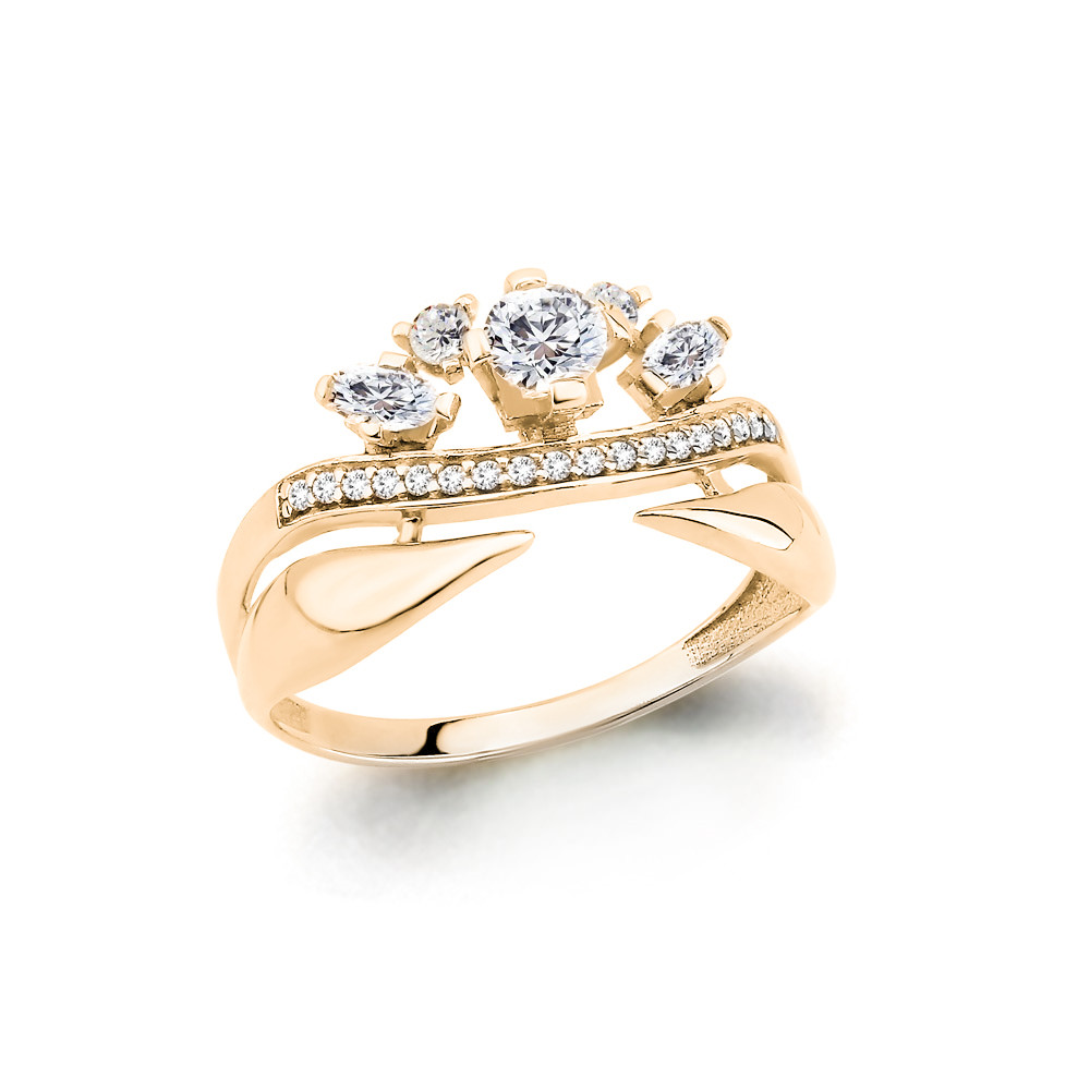 Серебряное кольцо с фианитом AQUAMARINE (#652925)