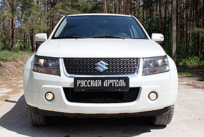 Накладки на передние фары (реснички) Suzuki Grand Vitara 2008-