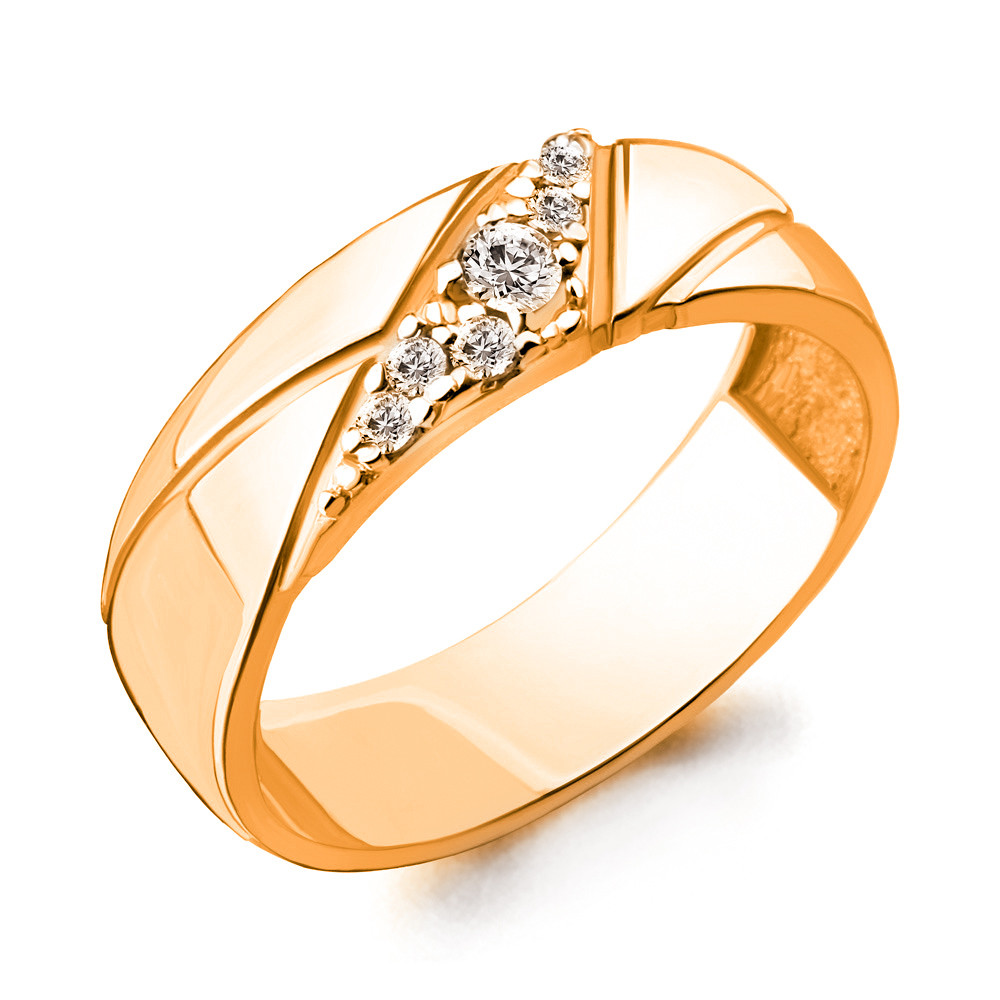 Серебряное кольцо с фианитом AQUAMARINE (#705923)