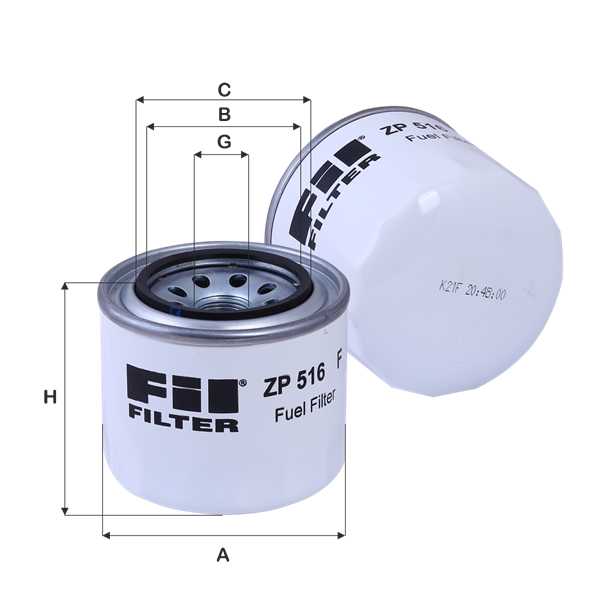 Фильтр топливный ZP516F FilFilter - фото 1 - id-p71573798