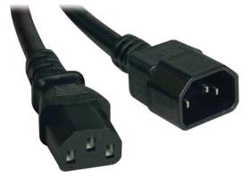 ITK PC-C19C20-2M Кабель электропитания PDU 3х1,5мм2 2м с разъёмами С19-C20