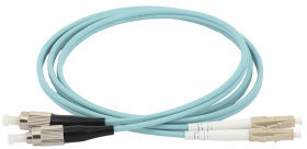 ITK FPC5003-FCU-LCU-C2L-20M Оптический коммутационный соединительный шнур (патч-корд), MM, 50/125 (OM3), FC/UPC-LC/UPC, (Duplex), 20м