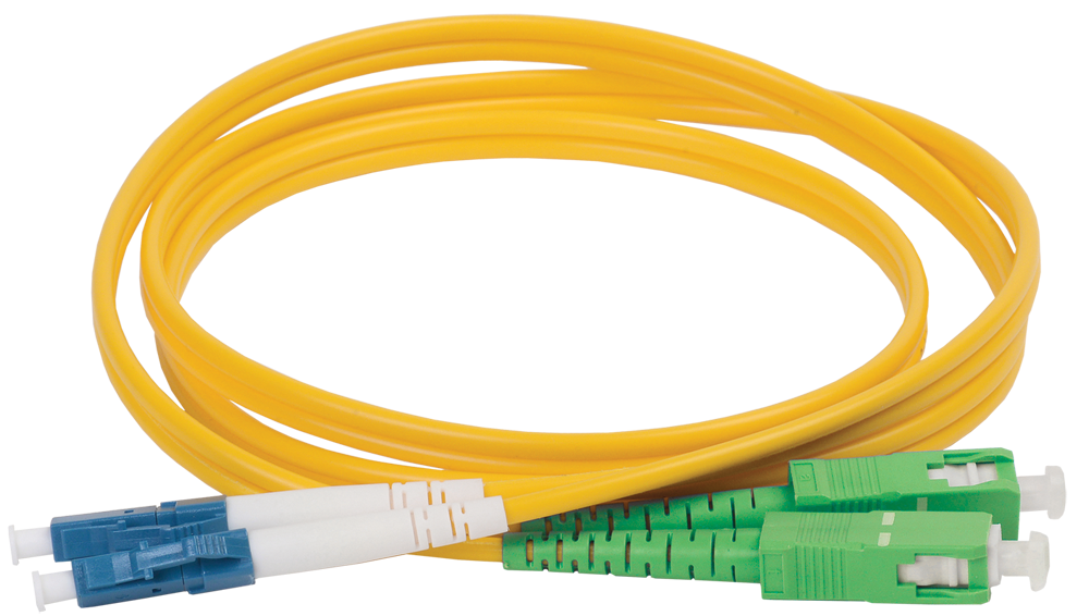 ITK FPC09-SCA-LCA-C2L-100M Оптический коммутационный переходной шнур (патч-корд), SM, 9/125 (OS2), SC/APC-LC/APC, (Duplex), 100м - фото 1 - id-p71574133