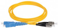 ITK FPC09-SCU-FCU-C2L-3M Оптический коммутационный переходной шнур (патч-корд), SM, 9/125 (OS2), SC/UPC-FC/UPC, (Duplex), 3м