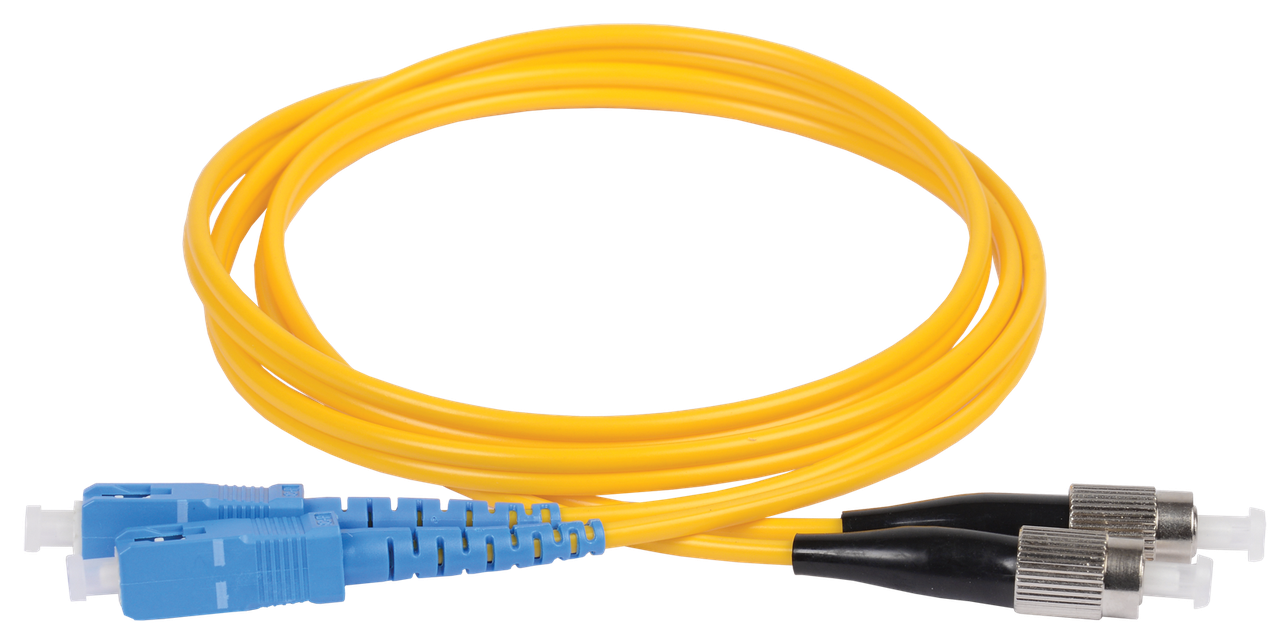 ITK FPC09-SCU-FCU-C2L-10M Оптический коммутационный переходной шнур (патч-корд), SM, 9/125 (OS2), SC/UPC-FC/UPC, (Duplex), 10м