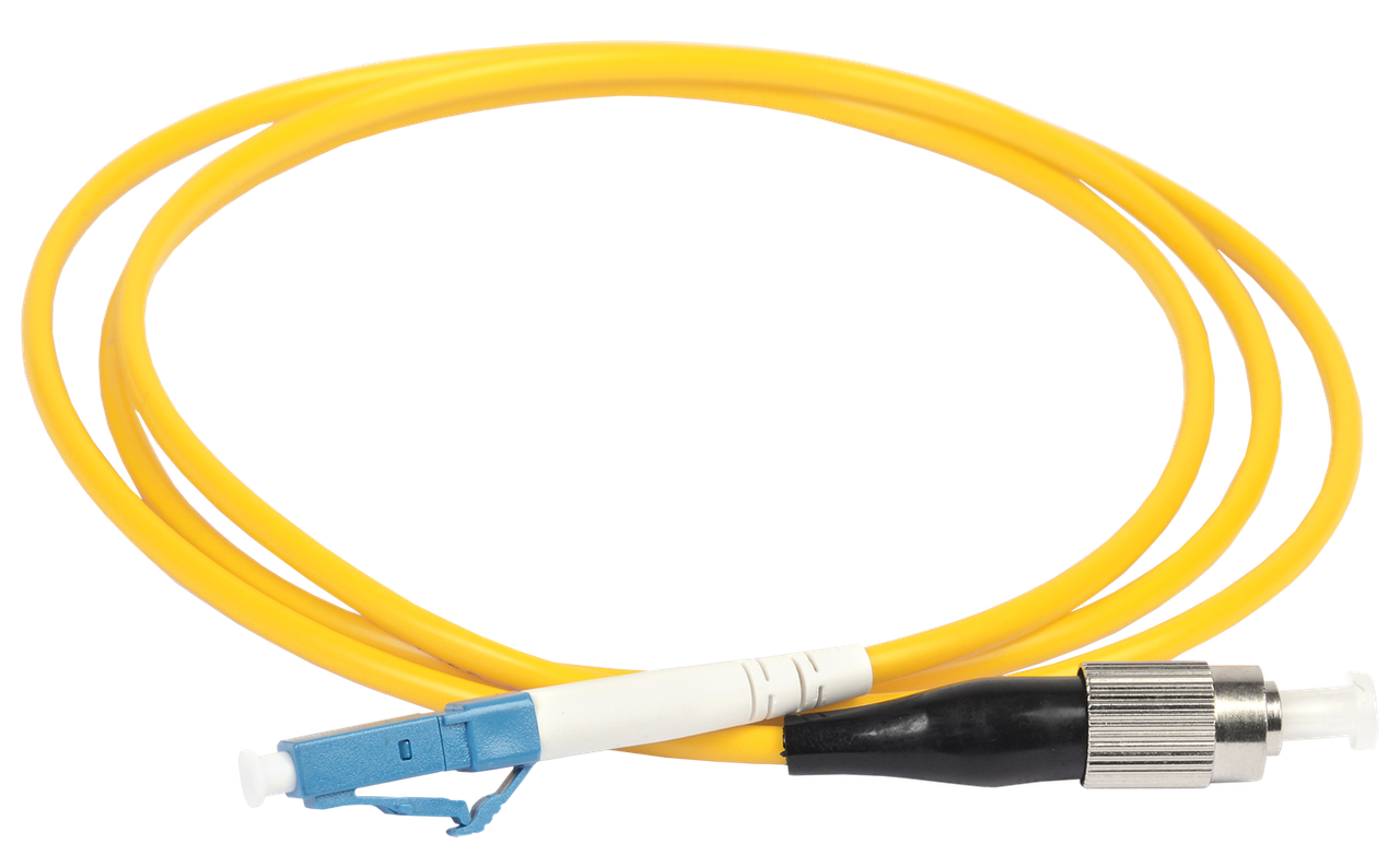ITK FPC09-FCU-LCU-C1L-25M Оптический коммутационный переходной шнур (патч-корд), SM, 9/125 (OS2), FC/UPC-LC/UPC, (Simplex), 25м