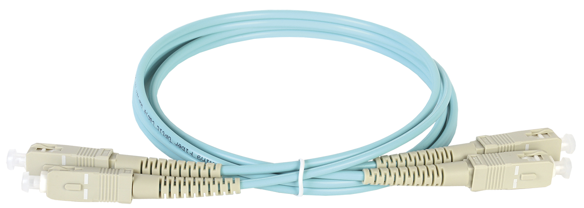 ITK FPC5003-SCU-SCU-C2L-2M Оптический коммутационный соединительный шнур (патч-корд), MM, 50/125 (OM3), SC/UPC-SC/UPC, (Duplex), 2м