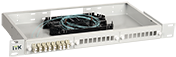 ITK FOBX24-1U-4SCUS03 1U Оптический распределительный кросс укомплектованный: SC (Simplex) 4шт, (OM3)